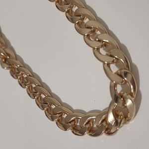 Gold Chunky Link Necklace